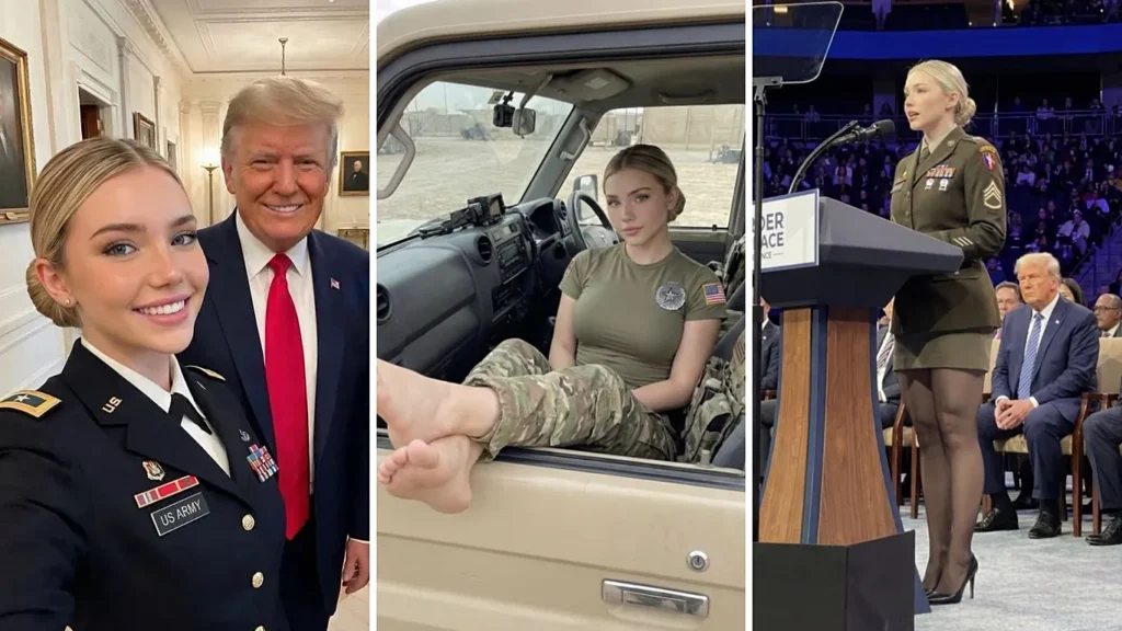 AI-Generated Military Influencer With Nearly One Million Followers Is Secretly A Paid OnlyFans Foot Model Copyright Jessica Foster / Instagram