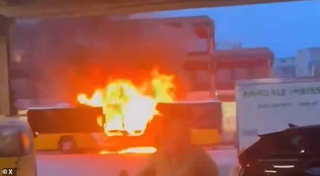 Albanian Man Sets Himself On Fire On Swiss Bus Killing Six People Near Bern As Police Refuse To Confirm Terror Link X.COM screenshot