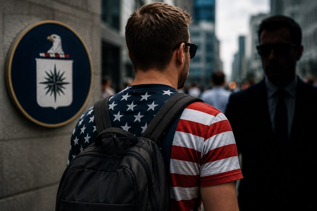 CIA reveals the ‘American lean’ giveaway CIA reveals the ‘American lean’ giveaway